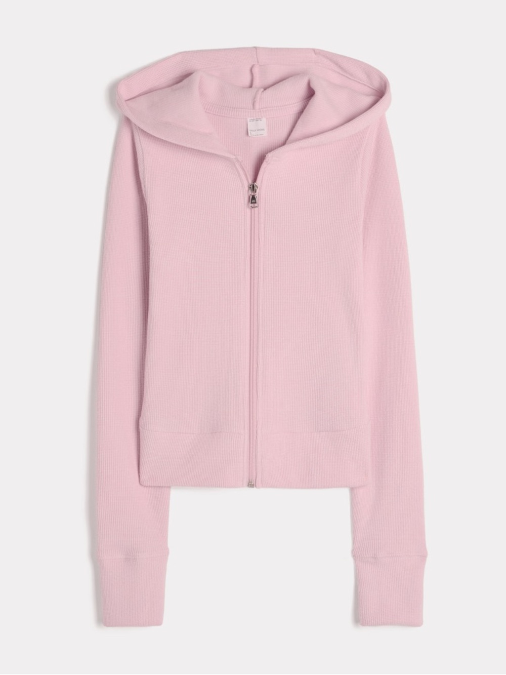 NWT XL Gilly Hicks Waffle Knit Zip-Up Pink Hoodie